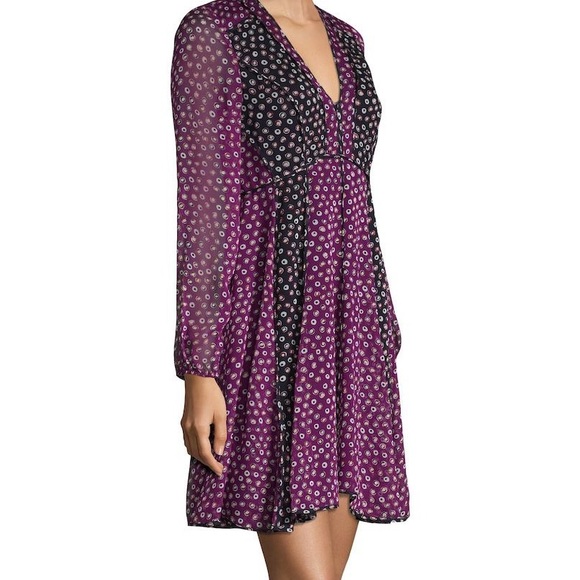 DVF dress - purple multi - Picture 2 of 7